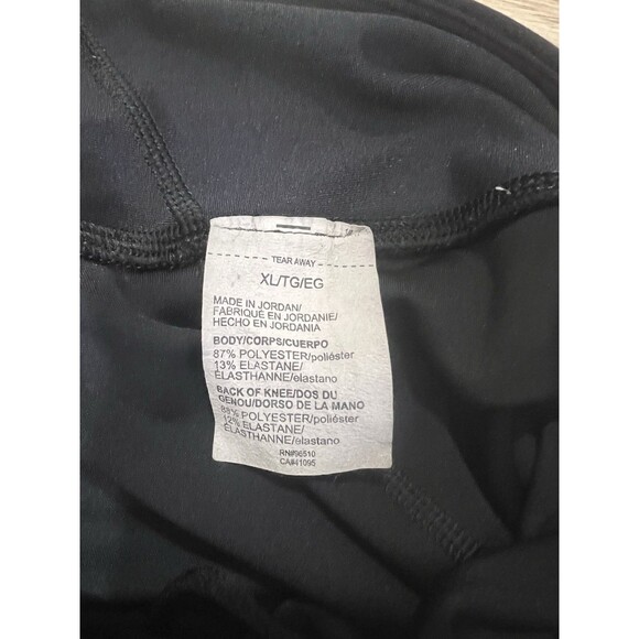 Under Armour Leggings Womens XL Black HeatGear Compression  Leggings Mesh Panels - Picture 6 of 7